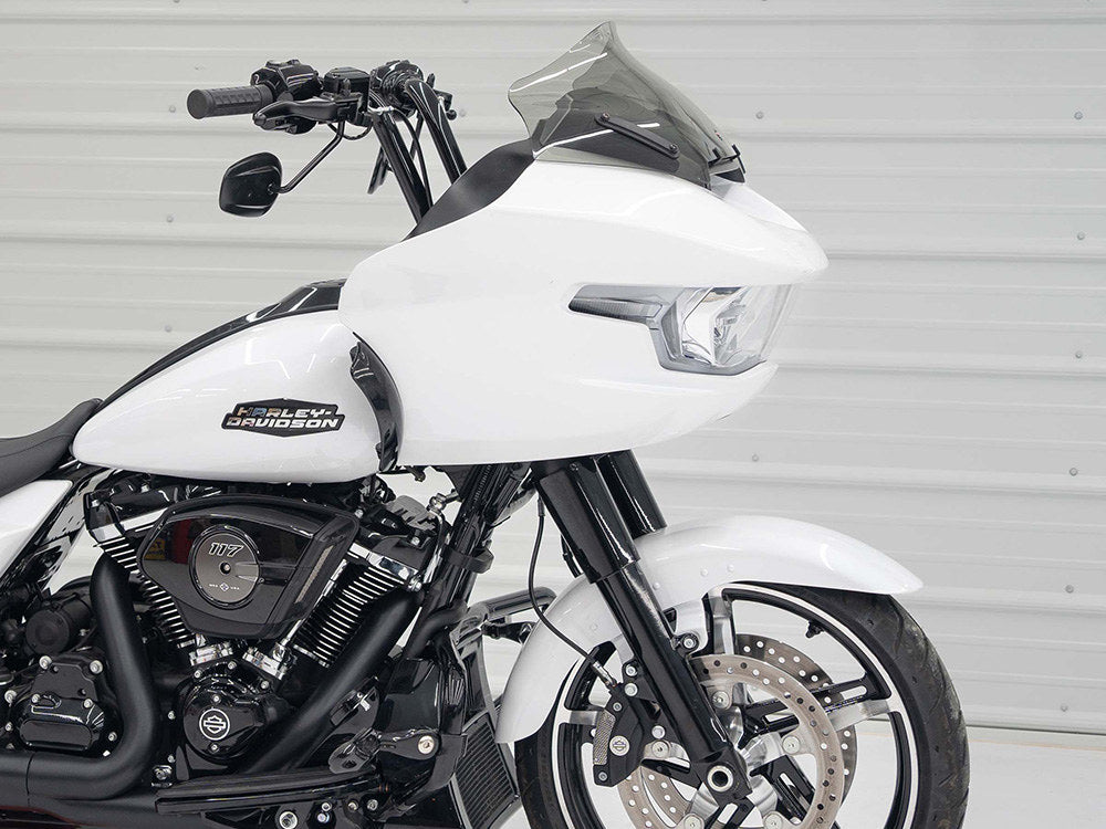 10in. Sports Flare Windshield - Tinted. Fits CVO Road Glide 2023up & Road Glide 2024up