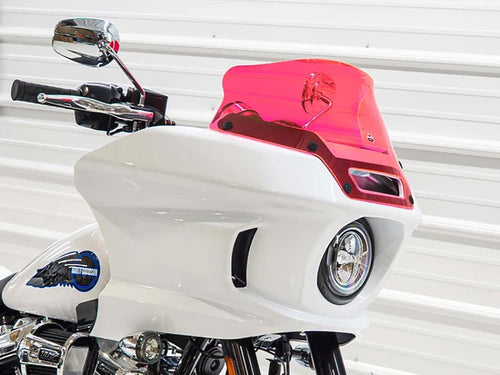 8in. Flare Kolor Windshield - Pink Ice. Fits Low Rider ST 2022up