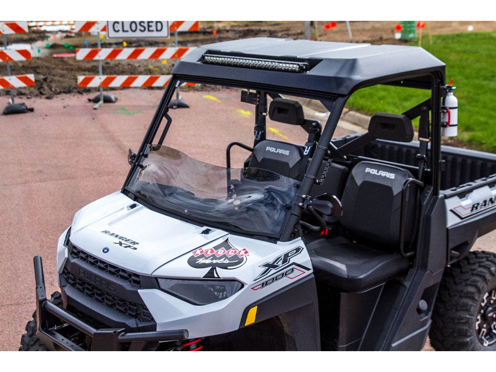 UTV Flare Windshield - Tint. Fits Polaris Ranger 2013-2020.