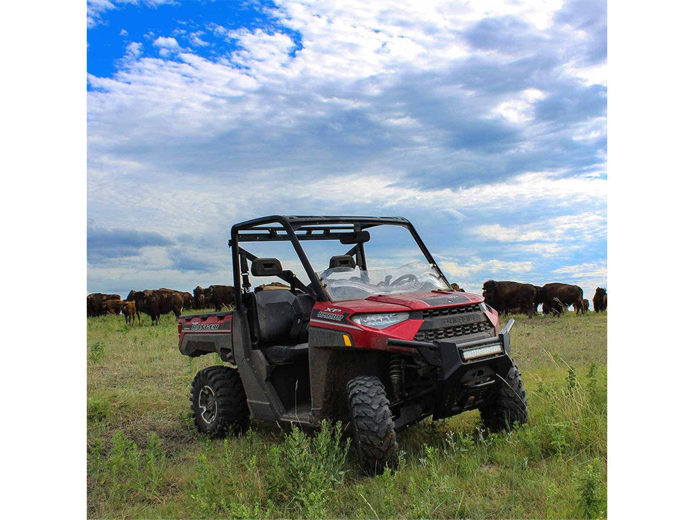 UTV Flare Windshield - Tint. Fits Polaris Ranger 2013-2020.