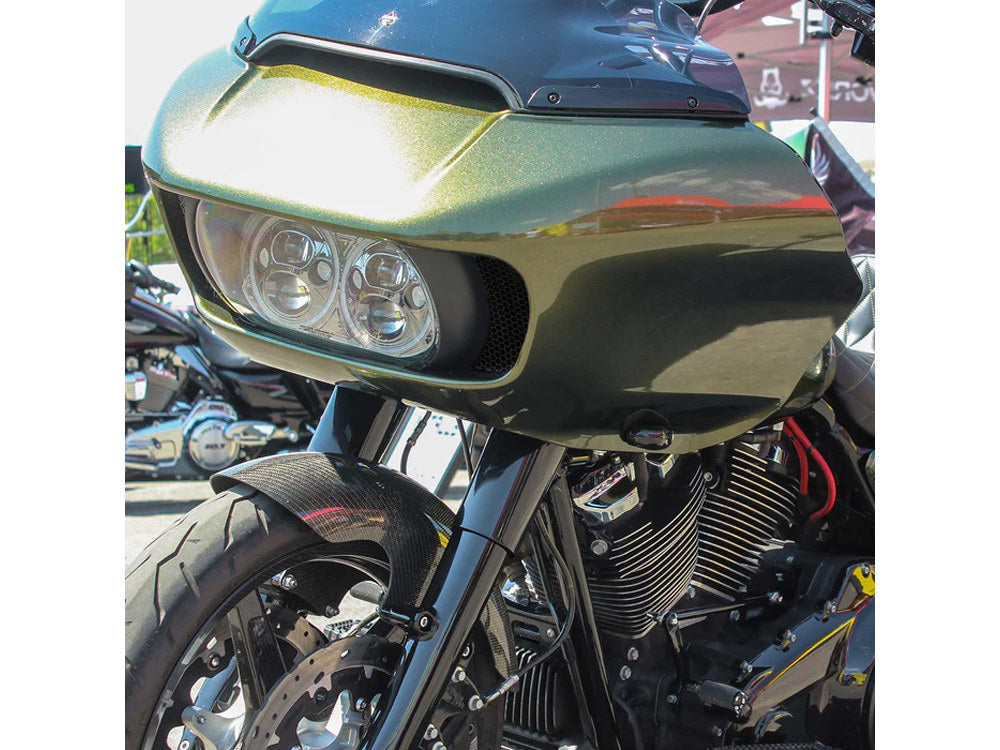 Honeycomb Fairing Vent Screen - Black. Fits Road Glide 2015-2023