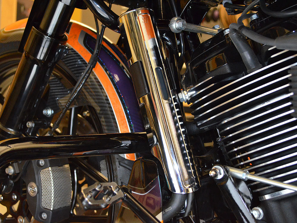 Water Reservoir Cover - Chrome. Fits CVO Touring 2023up & Street Glide & Road Glide 2024up