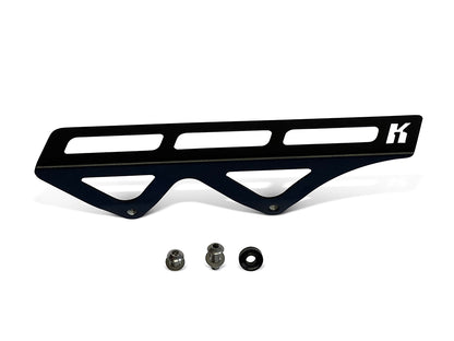 Upper Belt Guard - Black. Fits Softail 2018up