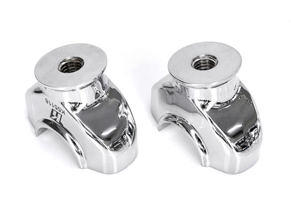 2in. Pullback Riser Bottoms - Chrome. Fits 2018up Breakout with 1-1/4in. Handlebar.
