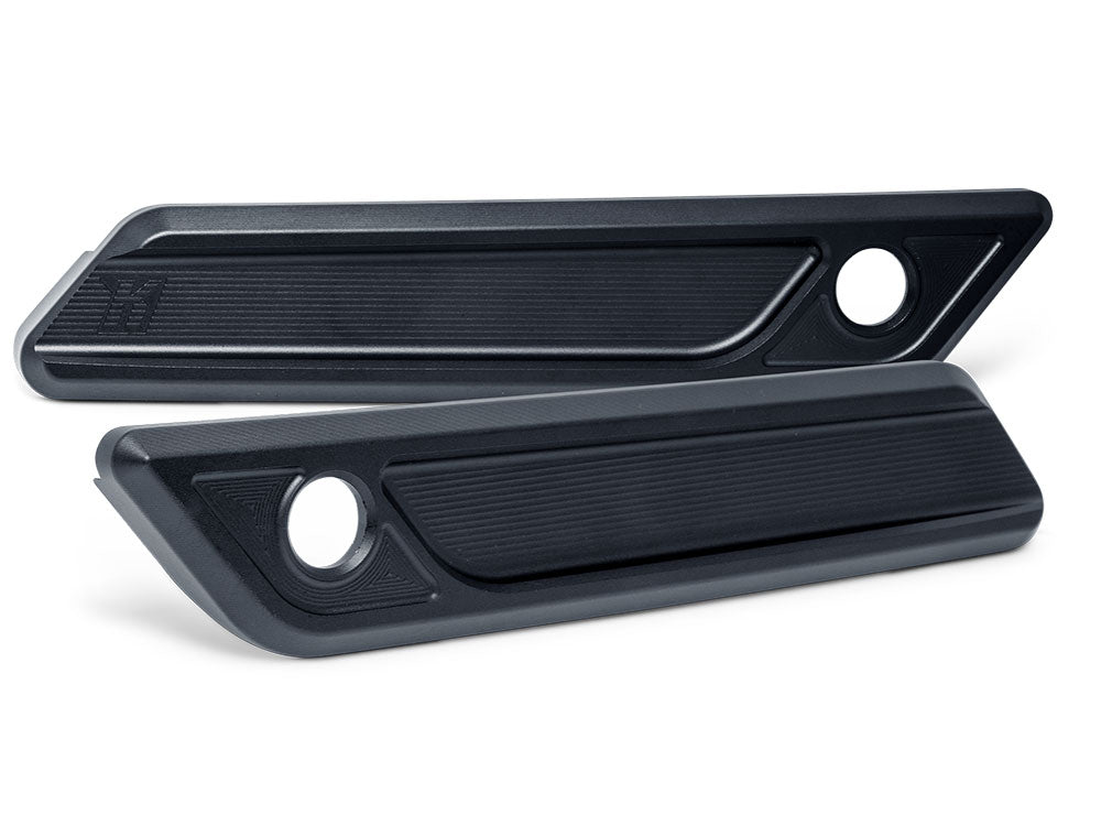 New Style Saddlebag Latch Covers - Black. Fits CVO Touring 2023up & Street Glide & Road Glide 2024up.