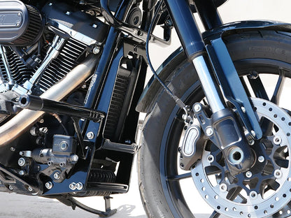 Front Engine Guard Crash Bar - Bronze. Fits Softail 2025up With Mid Mounts