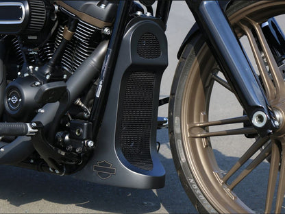 Chin Spoiler - Metal. Fits Softail 2018up.