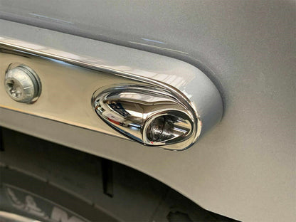 Neowise Mini Strut Light Turn Signals - Chrome. Fits Most HD 2002up