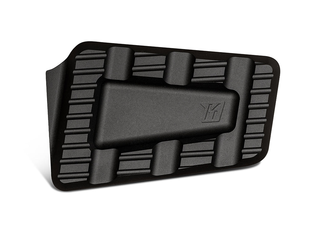 Trackboard Brake Pedal Pad - Black. Fits Touring 1980up, FL Softail 1986-2017 & Dyna Switchback 2012-2016.