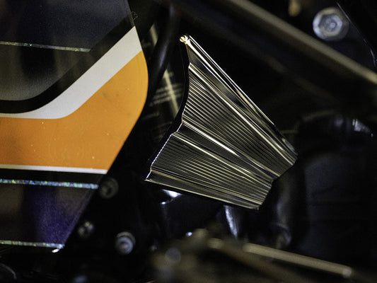 Horn Relocation Kit - Chrome. Fits CVO Touring 2023up & Street Glide & Road Glide 2024up.