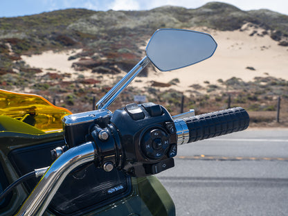 Ascent Pro Forged Mirror - Chrome. Fits Left