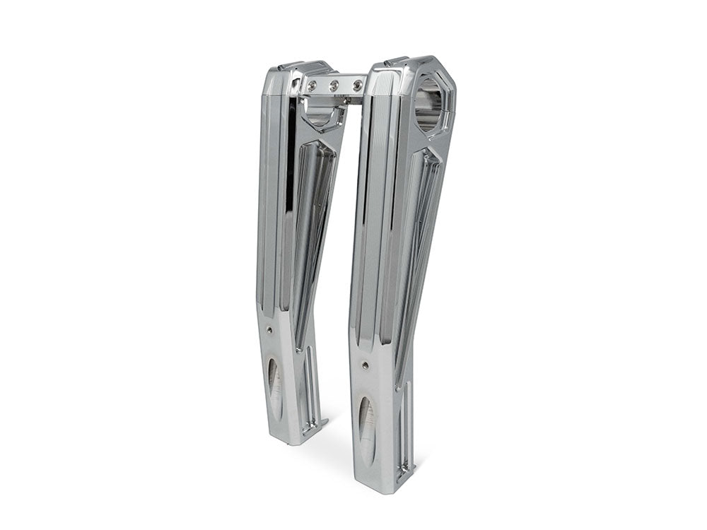 10in. Pullback Accent Pro Riser Kit - Chrome. Fits 1.25in. Handlebar.