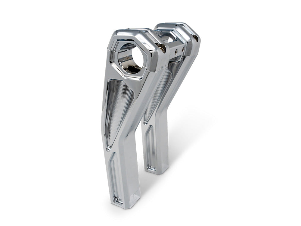 8in. Pullback Accent Pro Riser Kit - Chrome. Fits 1.25in. Handlebar.