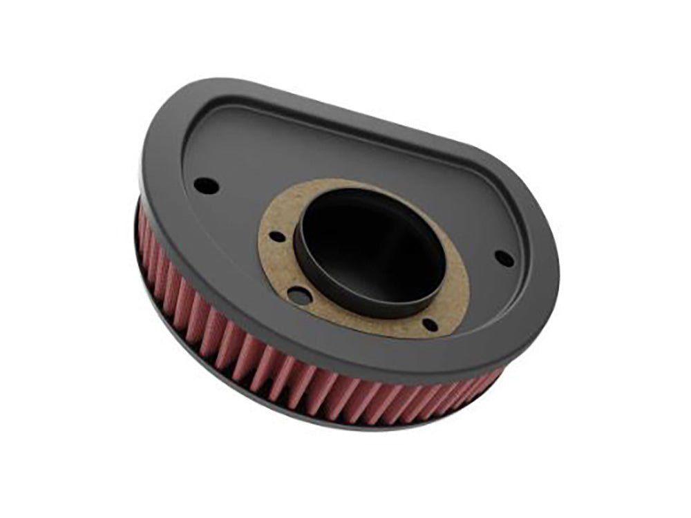 High-Flow Air Filter Element. Fits Softail 2000-2015, Touring 1999-2007 & Dyna 1999-2007