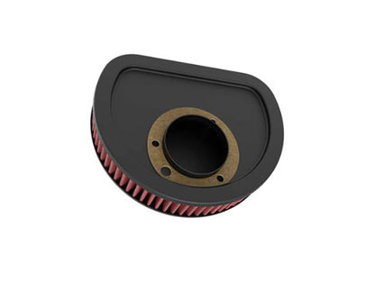High-Flow Air Filter Element. Fits Twin Cam with OEM Round Air Cleaner Cover. Crossbones 2008-2011, Blackline 2011-2013, Slim 2012-2017 & Street Bob 2014-2017