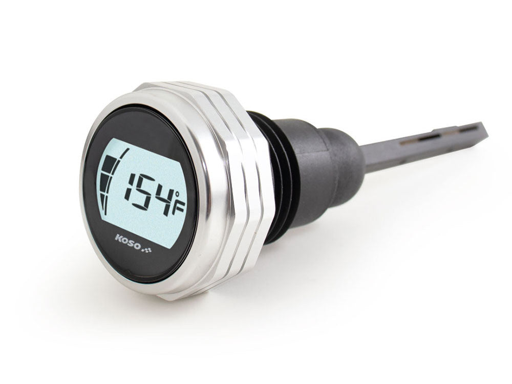 Engine Oil Temperature & Level Dipstick - Silver. Fits Touring 2007-2016