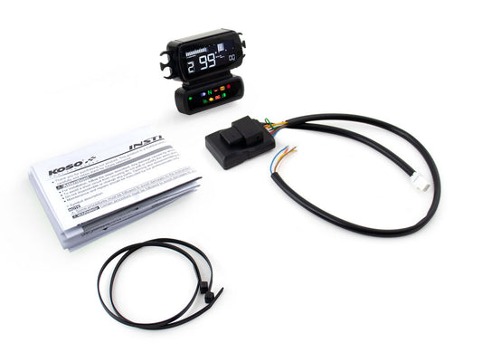 Speedometer/Tachometer - Black. Fits Softail 2004-2010, Dyna 2004-2011, Sportster 2004-2013 & Road King 2004-2013 when Running Late Model Breakout/Street Bob Gauge Housing
