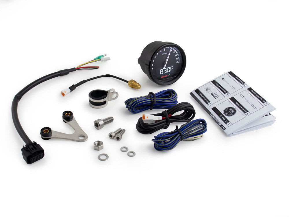 2-11/16in. Digital Tachometer - Black.