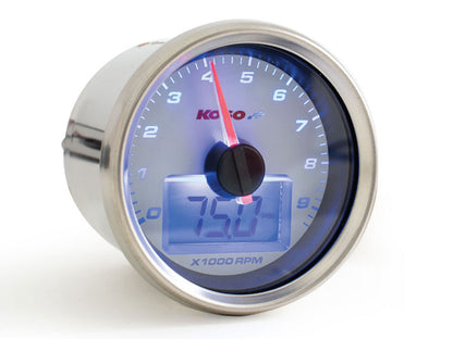 2-3/8in. Digital Tachometer - Silver.