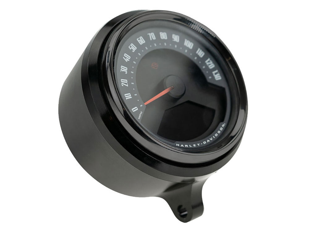 Gauge Housing Relocation Kit - Black. Fits Low Rider S 2022up, Low Rider ST 2025up & Street Bob 2025up