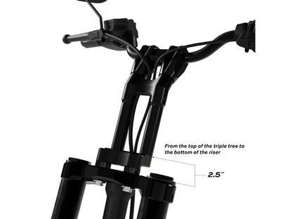 Raptor Pullback Plate - Black. Fits Softail 2018up.