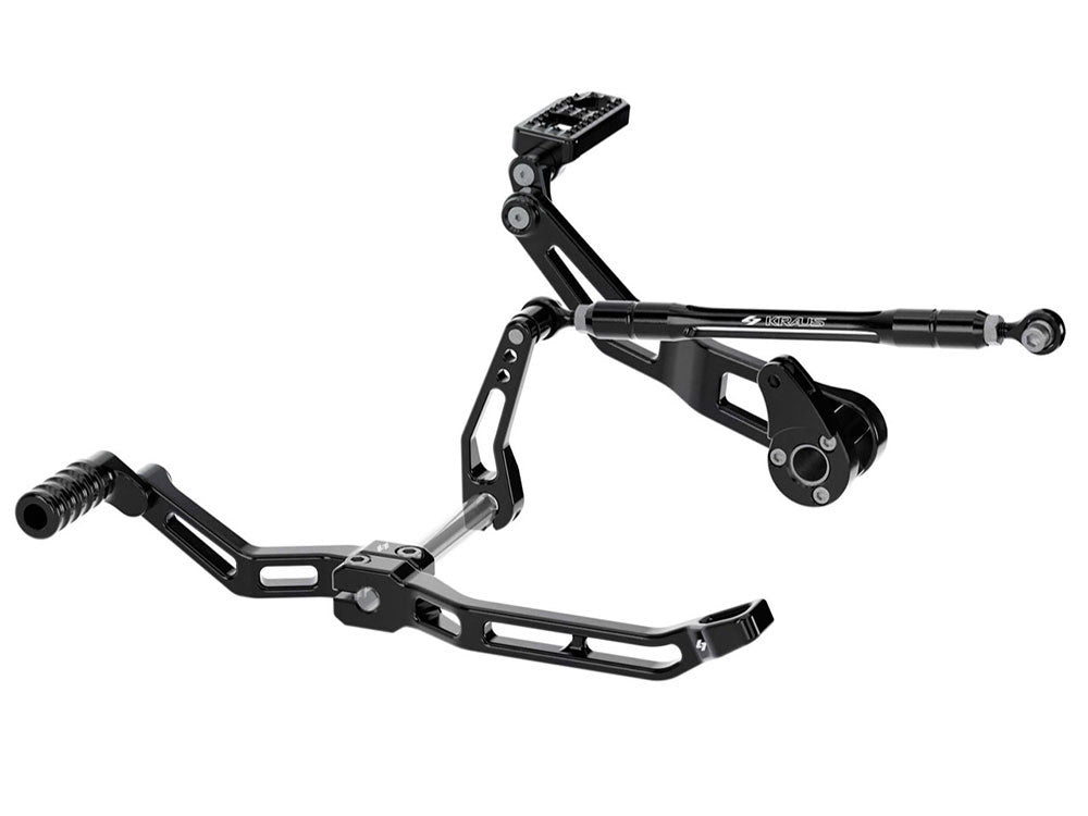 Max Lean Foot Controls - Black. Fits Touring 2014up.