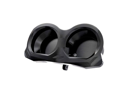 Lux Gauge Housing Relocation Kit - Black. Fits Road Glide 2015-2023