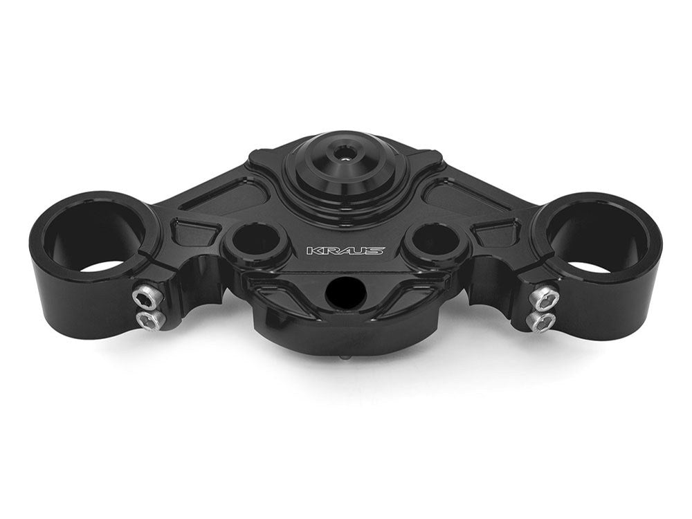 Wolf One Billet Bagger Top Clamp - Black. Fits Road Glide 2024up