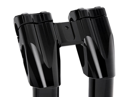 5in. Kickback x 1-1/8in. Clamp Workman Riser Kit - Black. Fits 1-1/8in. Handlebar
