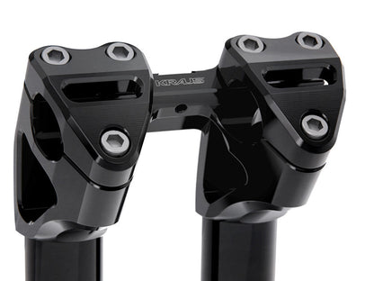 7in. Kickback x 1-1/8in. Clamp Workman Riser Kit - Black. Fits 1-1/8in. Handlebar