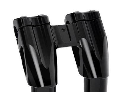 9in. Kickback x 1-1/8in. Clamp Workman Riser Kit - Black. Fits 1-1/8in. Handlebar