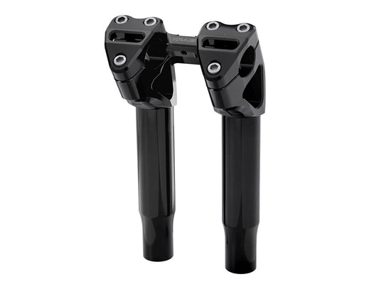 9in. Kickback x 1-1/8in. Clamp Workman Riser Kit - Black. Fits 1-1/8in. Handlebar