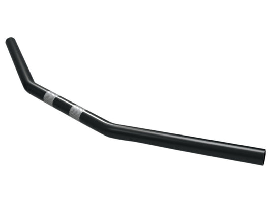 27in. wide x 1in. Flat Drag Bar Handlebar - Black.