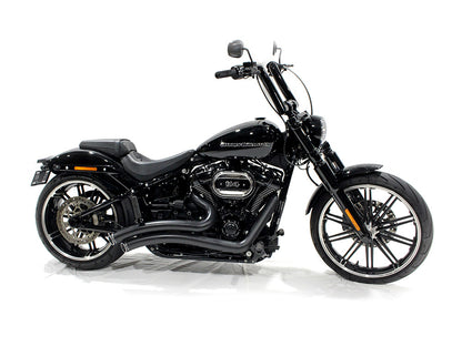 2.0in. Strip Bar, 12in. x 2in. Ape Hanger Handlebar - Gloss Black.
