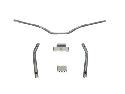 13in. x 1-1/4in. Pullback Kage Fighter Handlebar - Chrome.