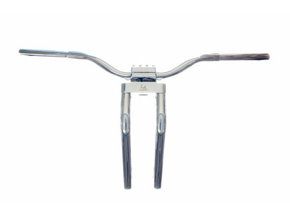 13in. x 1-1/4in. Pullback Kage Fighter Handlebar - Chrome.