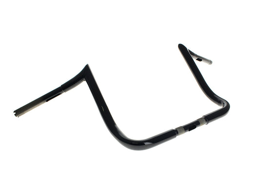13in. x 1-1/4in. Prime Ape Hooked Handlebar - Gloss Black. Fits Ultra Models 1996-2024 and Street Glide 1996-2023