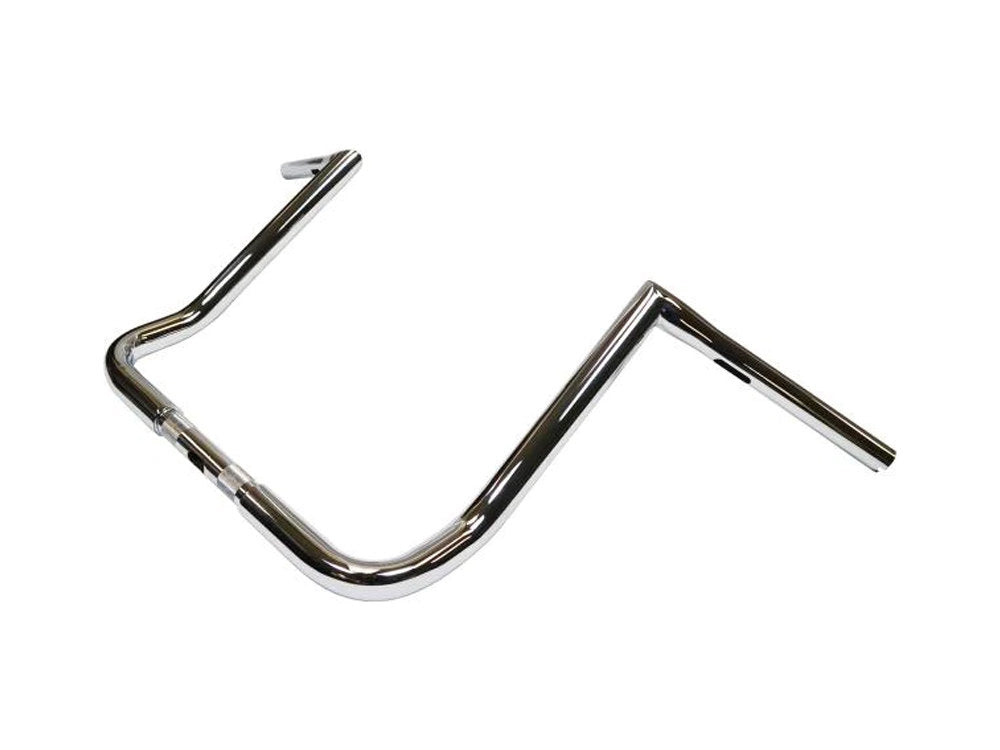14in. x 1-1/4in. Twin Peaks Handlebar - Chrome. Fits Ultra Models 1996-2024 and Street Glide 1996-2023