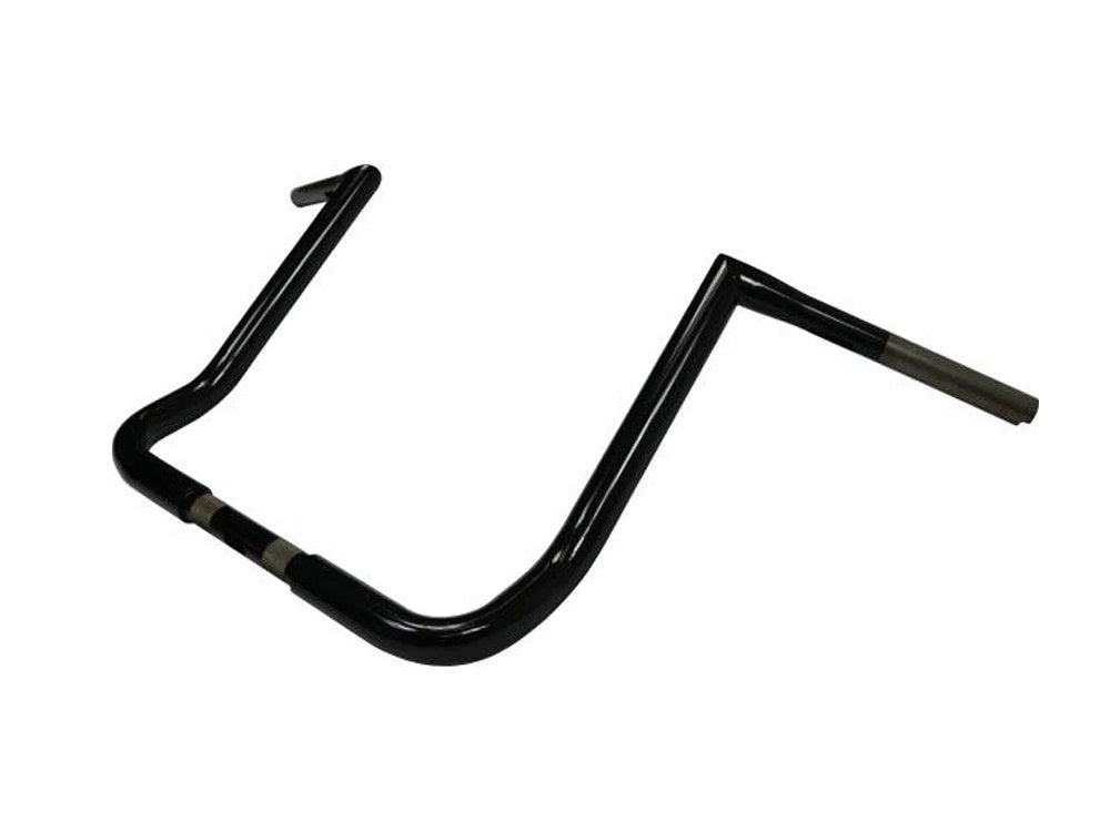 14in. x 1-1/4in. Twin Peaks Handlebar - Gloss Black. Fits Ultra Models 1996-2024 and Street Glide 1996-2023