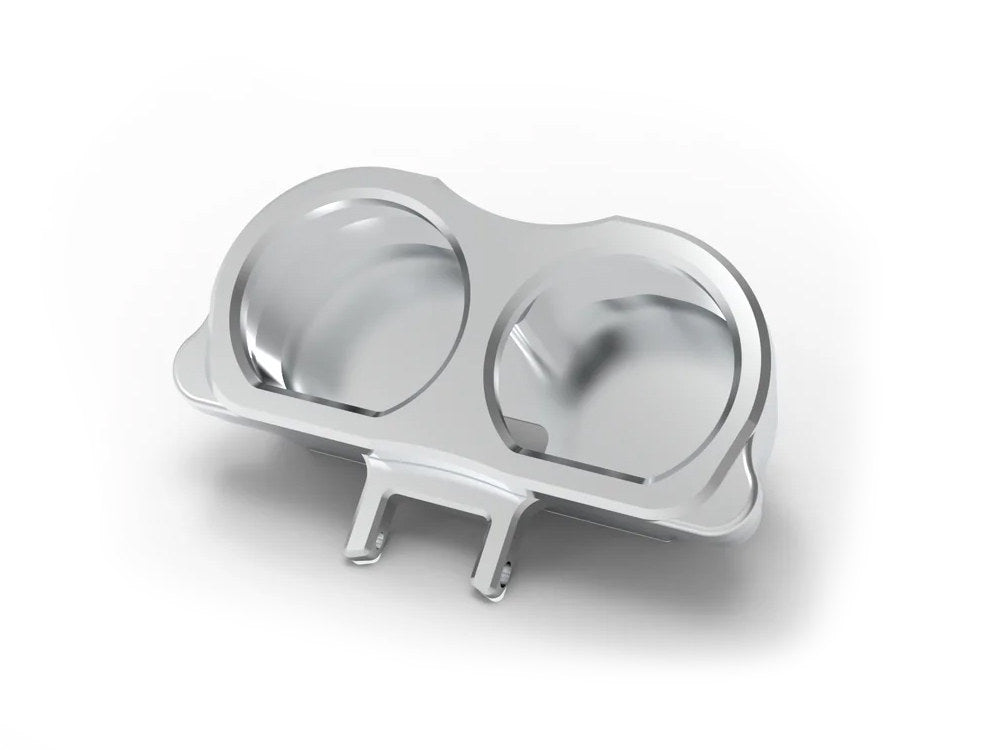 Gauge Housing Relocation Kit - Chrome. Fits Road Glide 2015-2023
