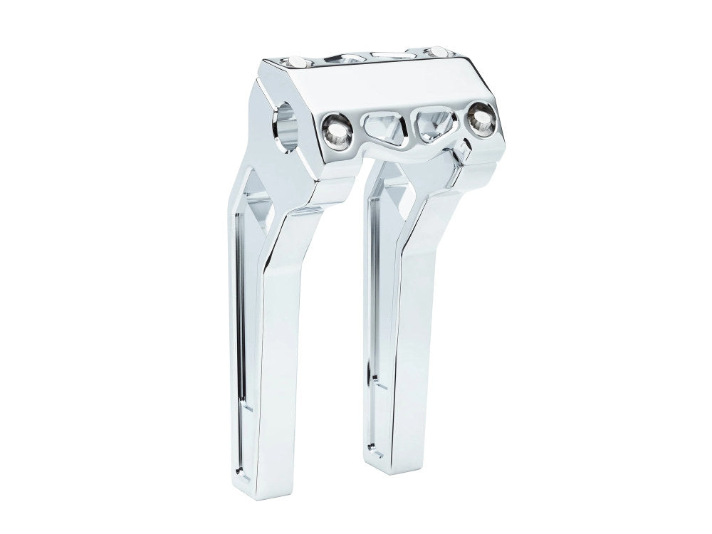 10in. Pullback Performance Risers - Chrome. Fits 1-1/4in. Handlebar