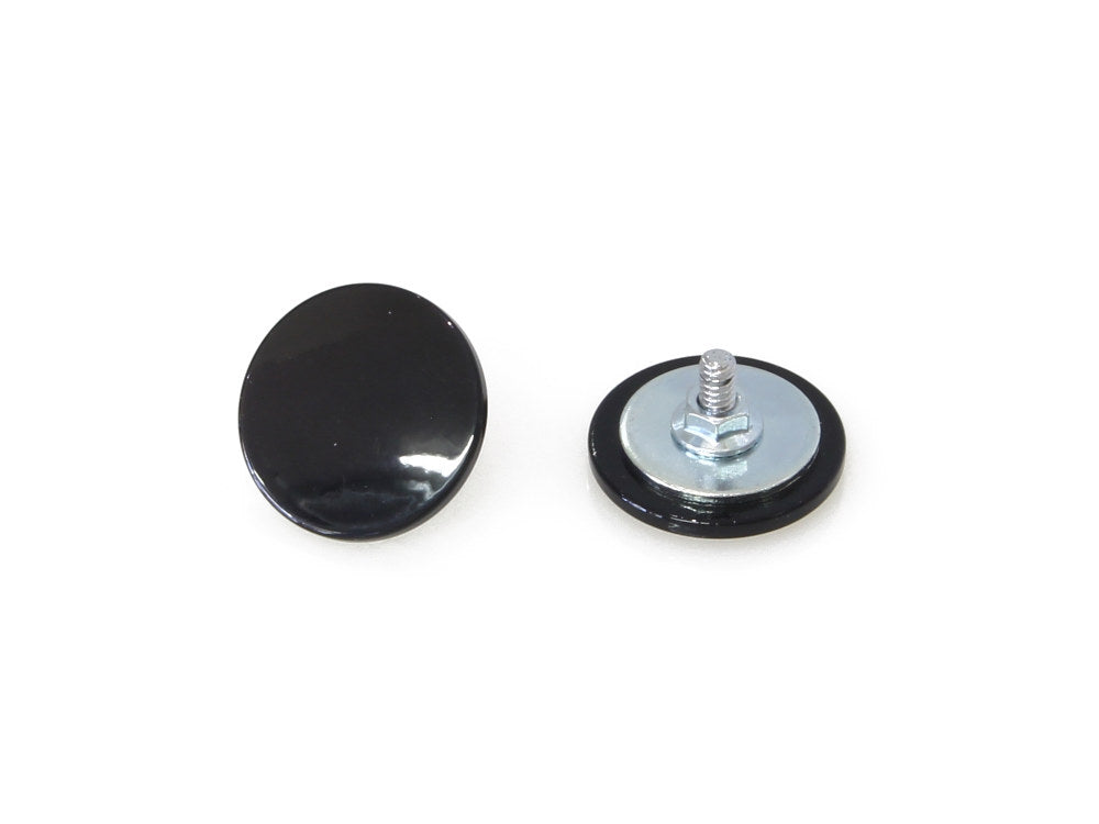 Inner Fairing Mirror Plugs - Gloss Black. Fits Touring 1996-2023