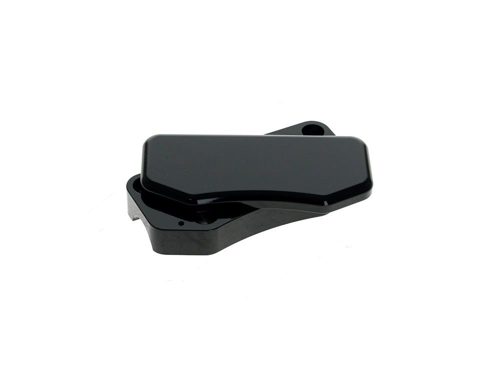 Smooth Handlebar Top Clamp with Hidden Bolts - Gloss Black