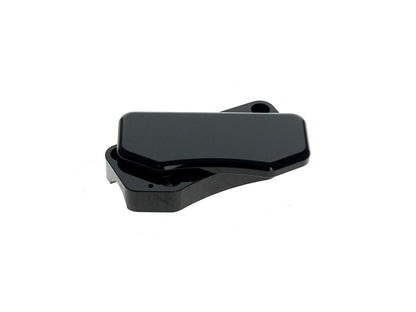 Smooth Handlebar Top Clamp with Hidden Bolts - Gloss Black