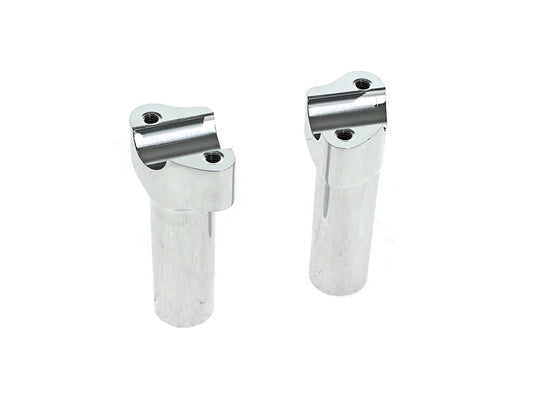 4-1/2in. Tall Risers - Chrome. Fits 1in. Handlebar