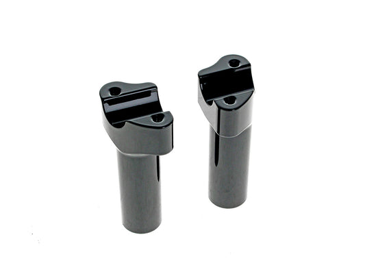 4-1/2in. Tall Risers - Gloss Black. Fits 1in. Handlebar
