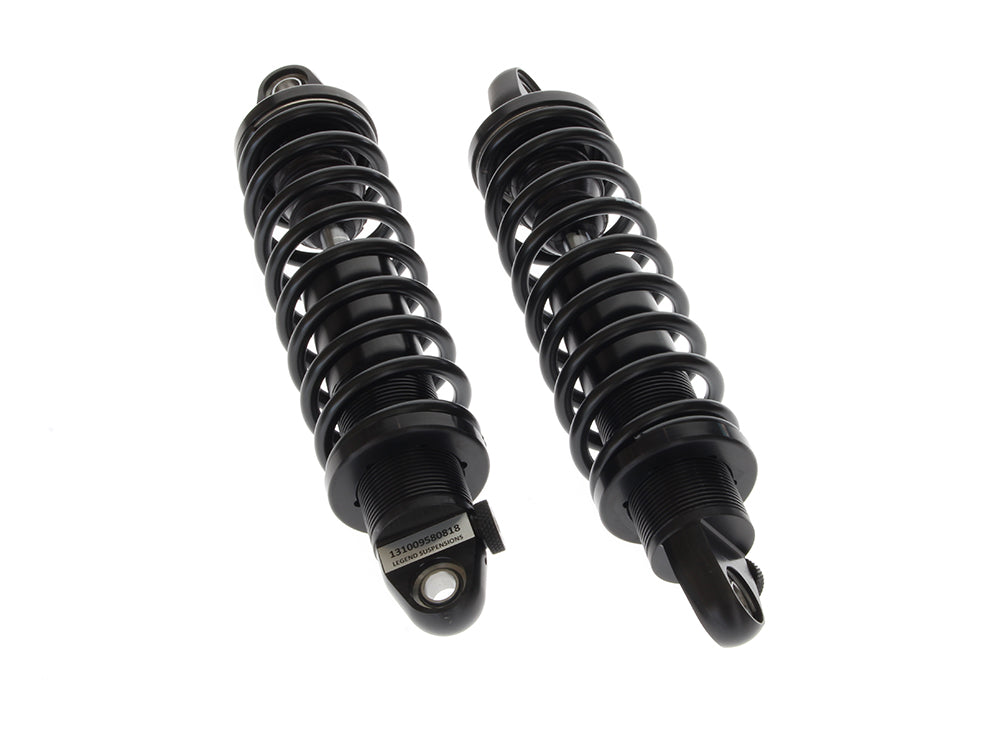 REVO-A Series, 12in. Adjustable Rear Shock Absorbers - Black. Fits Touring 1999up.