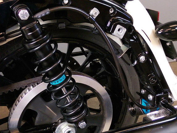 Revo ARC Remote Reservoir Suspension. 14in. Adjustable, Heavy Duty Spring Rate, Rear Shock Absorbers - Black. Fits Touring 2014up. Note: 14? Revo-ARC is not compatible with 2023/2024 CVO Road Glide, CVO Road Glide ST, and CVO Street Glide