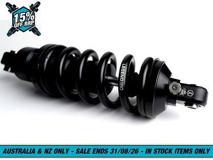 REVO-A Series, 13in. Adjustable Rear Shock Absorbers - Black. Fits Softail 2018-2024