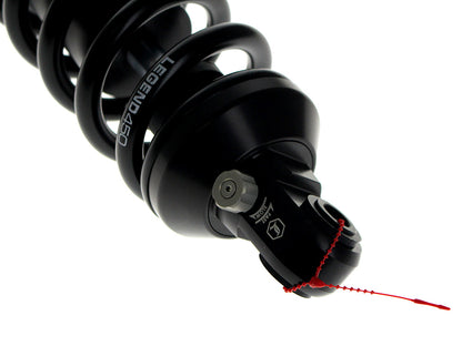 REVO-A Series, 13in. Adjustable Rear Shock Absorbers - Black. Fits Softail 2025up.